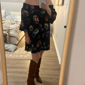 Luxurious off the shoulder blouse or dress, size Medium